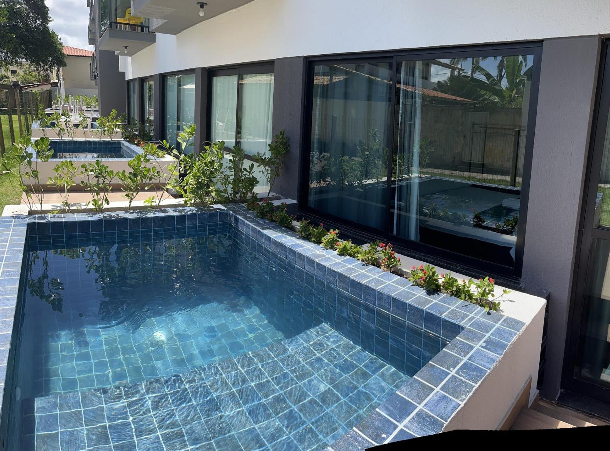 Ferienwohnung Flat Beira Mar Maracaipe- Pôrto das Galinhas Exterior foto